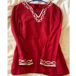 Talbots 100% Linen tunic